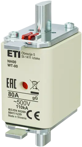 NH00 gG 80A/500V G