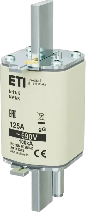 Obraz NH1/K gG 125A/690V