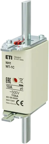 NH1C gG 10A/500V G