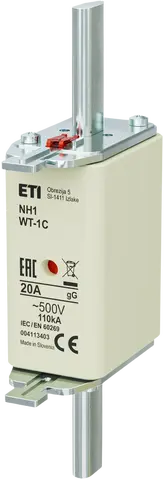 NH1C gG 20A/500V G