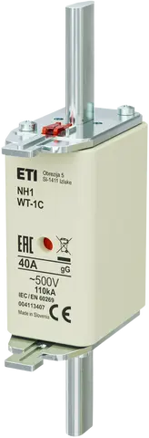NH1C gG 40A/500V G