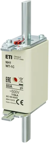 NH1C gG 80A/500V G