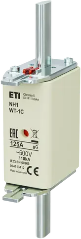 NH1C gG 125A/500V G