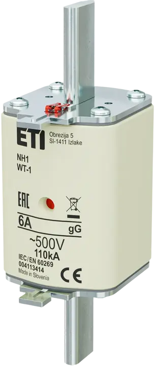 Obraz NH1 gG 6A/500V G