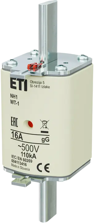 Obraz NH1 gG 16A/500V G