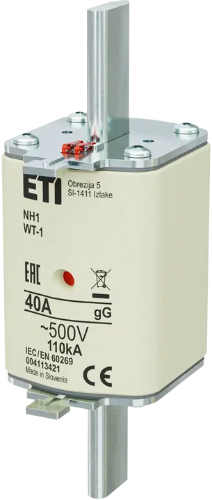 Obraz NH1 gG 40A/500V G