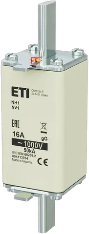 Obraz NH1/85 gG 16A/1000V