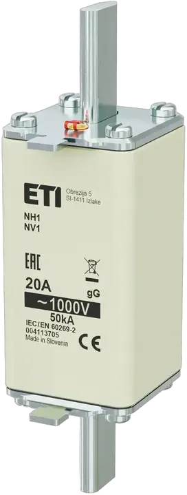 Obraz NH1/85 gG 20A/1000V