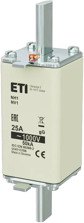 Obraz NH1/85 gG 25A/1000V