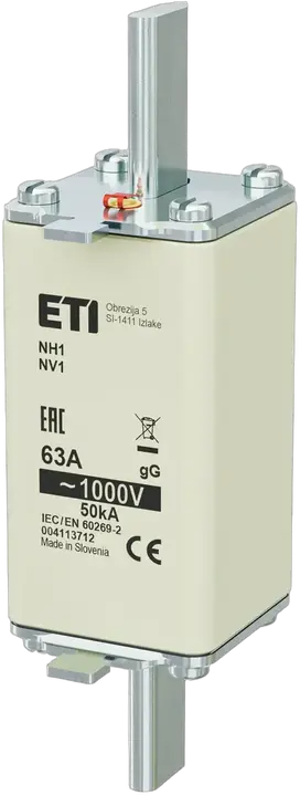 Obraz NH1/85 gG 63A/1000V