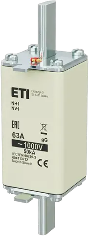 Obraz NH1/85 gG 63A/1000V