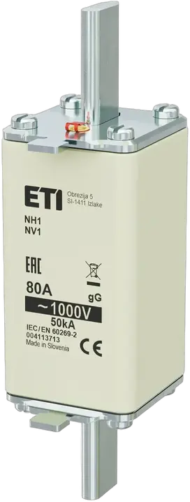 Obraz NH1/85 gG 80A/1000V