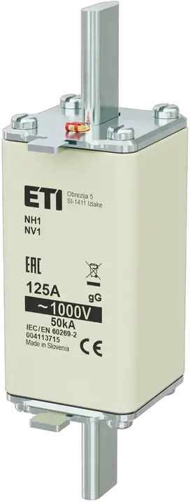 Obraz NH1/85 gG 125A/1000V