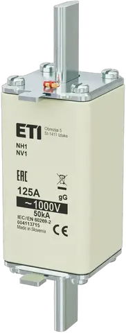 Obraz NH1/85 gG 125A/1000V