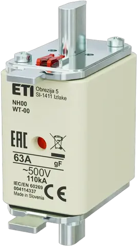 NH00 gF 63A/500V
