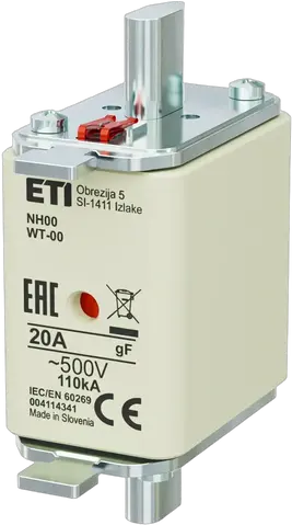 NH00 gF 20A/500V
