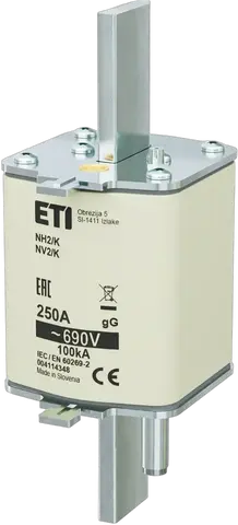 NH2/K gG 250A/690V