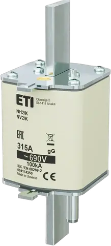 NH2/K gG 315A/690V