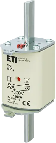 NH2C gG 40A/500V G