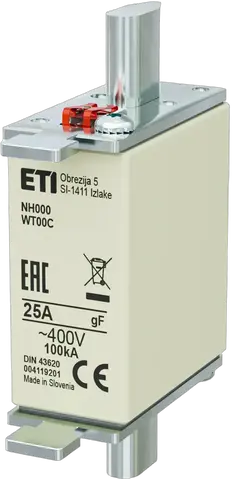 Obraz NH000 gF 25A/400V