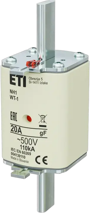 Obraz NH1 gF 20A/500V