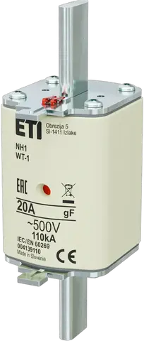 NH1 gF 20A/500V