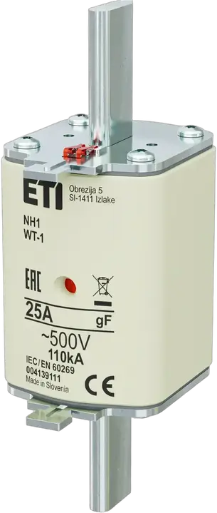 Obraz NH1 gF 25A/500V
