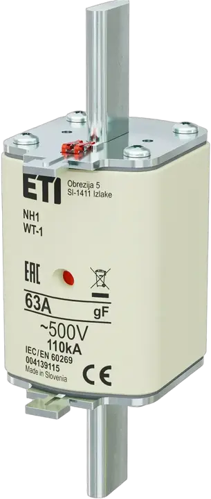 Obraz NH1 gF 63A/500V