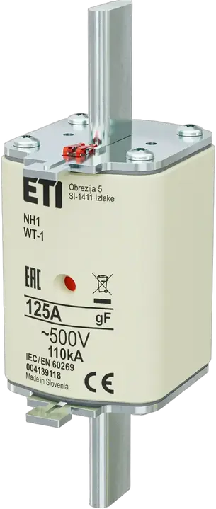 Obraz NH1 gF 125A/500V
