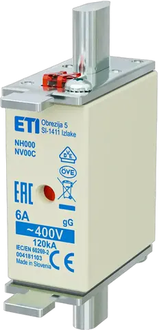 NH000 gG 6A/400V