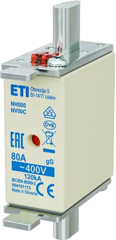 NH000 gG 80A/400V