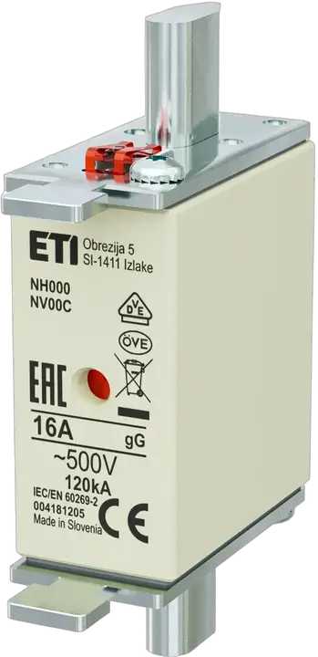 Obraz NH000 gG 16A/500V