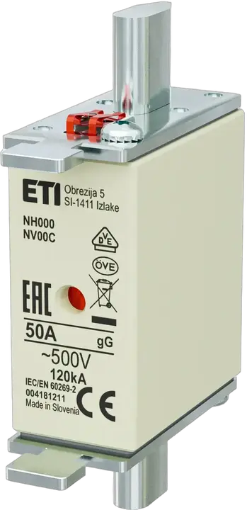Obraz NH000 gG 50A/500V