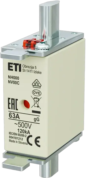 Obraz NH000 gG 63A/500V
