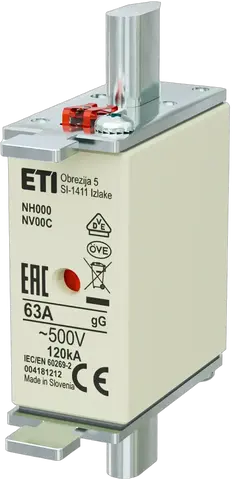 NH000 gG 63A/500V
