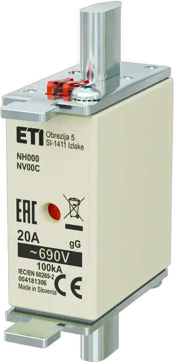 Obraz NH000 gG 20A/690V