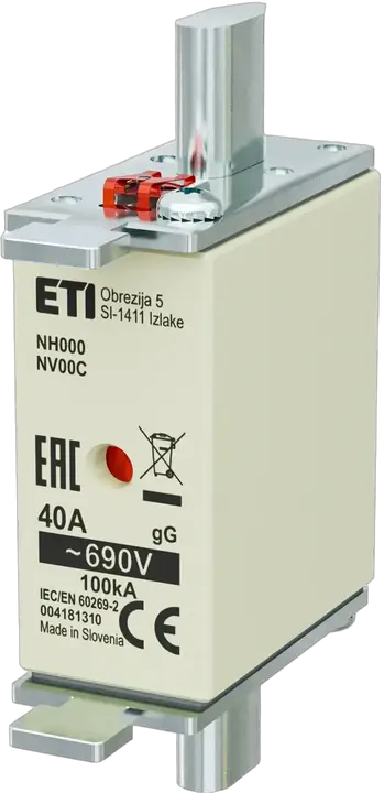 Obraz NH000 gG 40A/690V