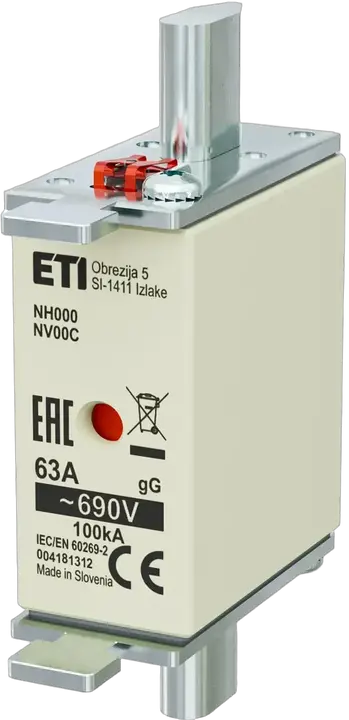 Obraz NH000 gG 63A/690V