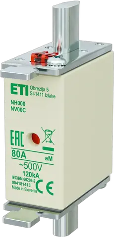 Obraz NH000 aM 80A/500V