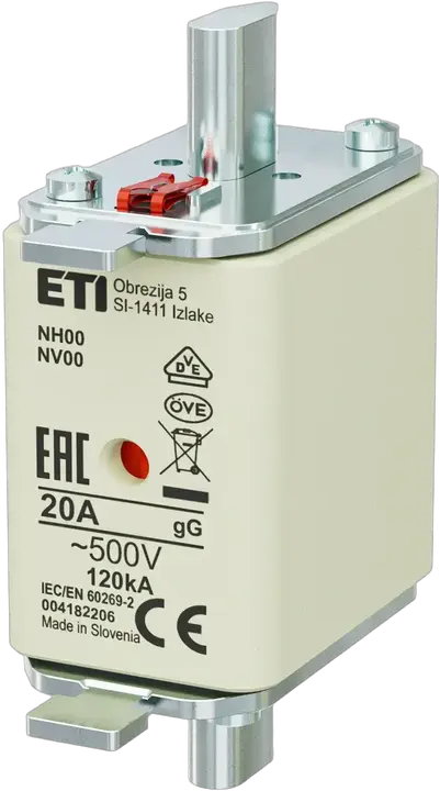 Obraz NH00 gG 20A/500V