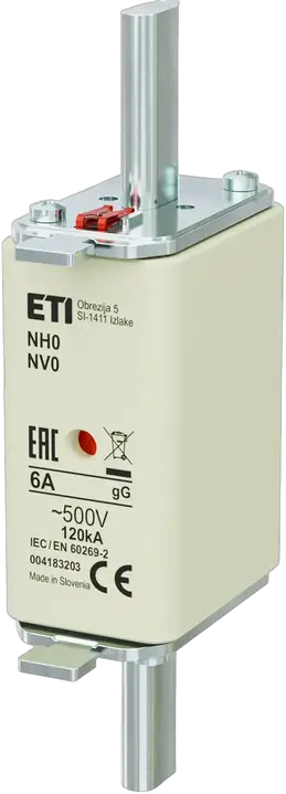 Obraz NH0 gG 6A/500V
