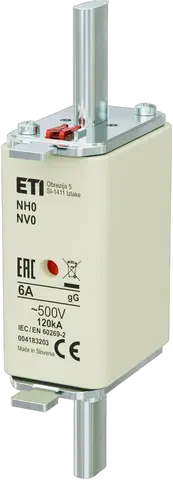NH0 gG 6A/500V