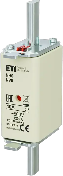 Obraz NH0 gG 40A/500V
