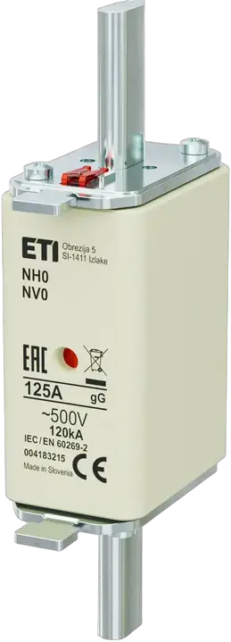 Obraz NH0 gG 125A/500V