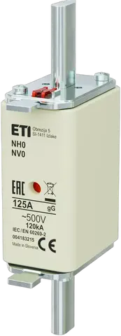 NH0 gG 125A/500V