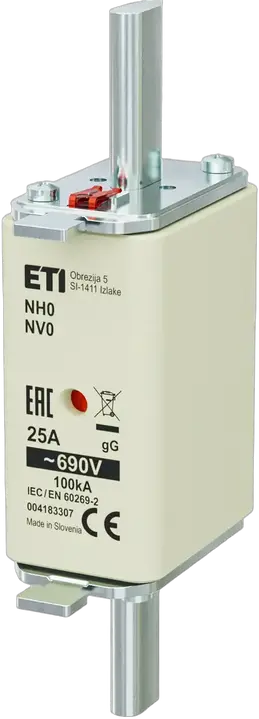 Obraz NH0 gG 25A/690V