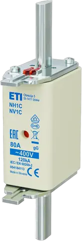 NH1C gG 80A/400V
