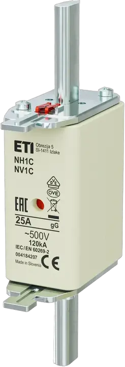Obraz NH1C gG 25A/500V