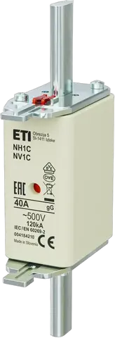 NH1C gG 40A/500V
