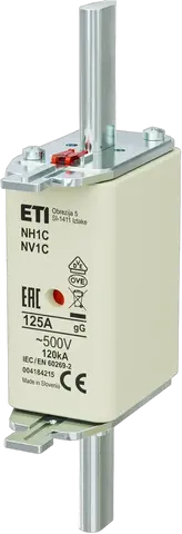 NH1C gG 125A/500V